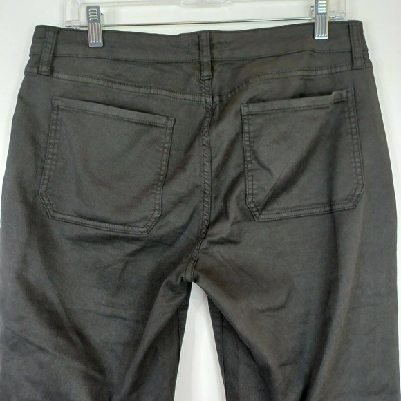 Daily Ritual Black Zip Ankle Slim Fit Jeans Size 12 - Picture 7 of 9